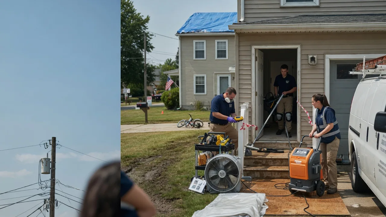 Water Damage Repair in Farmdale, OH near me